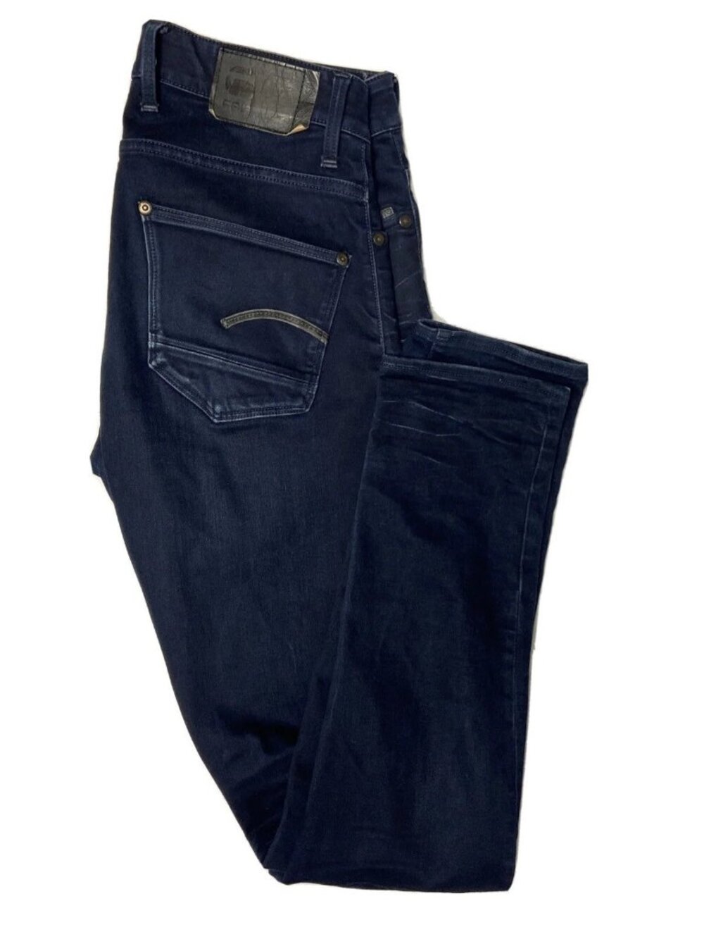G Star Raw Men 32X34 Super Slim Blue Jeans Stretch Dark Wash